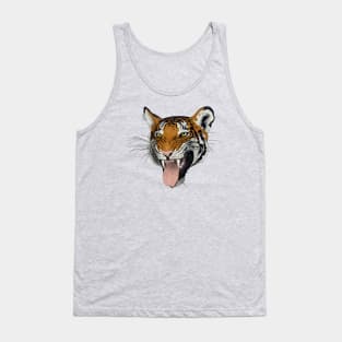 Snarling Tiger Tank Top